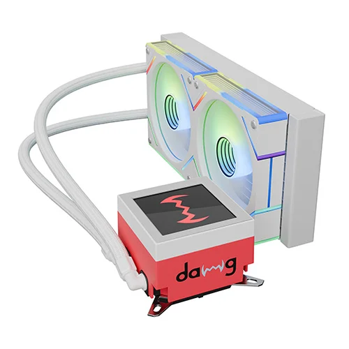 Dawg L240 AIO ARGB 240mm White CPU Liquid Cooler